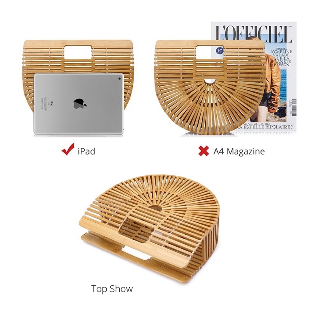 Trend  ! A must have, Bamboo Summer Bag - Picture 4 of 5
